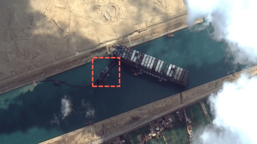 Πιθανότατα 28 Μαρτίου θα αποκολληθεί το πλοίο Ever Given από την Διώρυγα του Σουέζ - Έχουν μπλοκάρει 300 πλοία